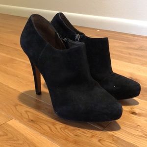 Sam Edelman Black Suede Booties
